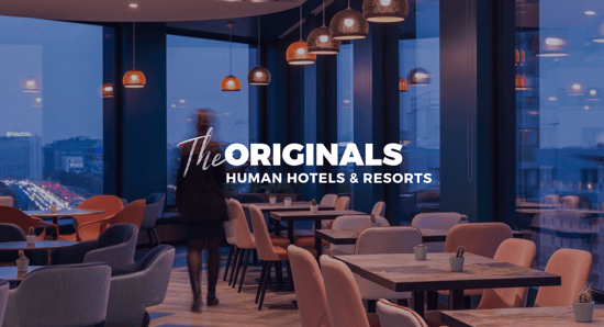 Illustration avec The Originals Hotels et la collaboration avec Reech SocialVox