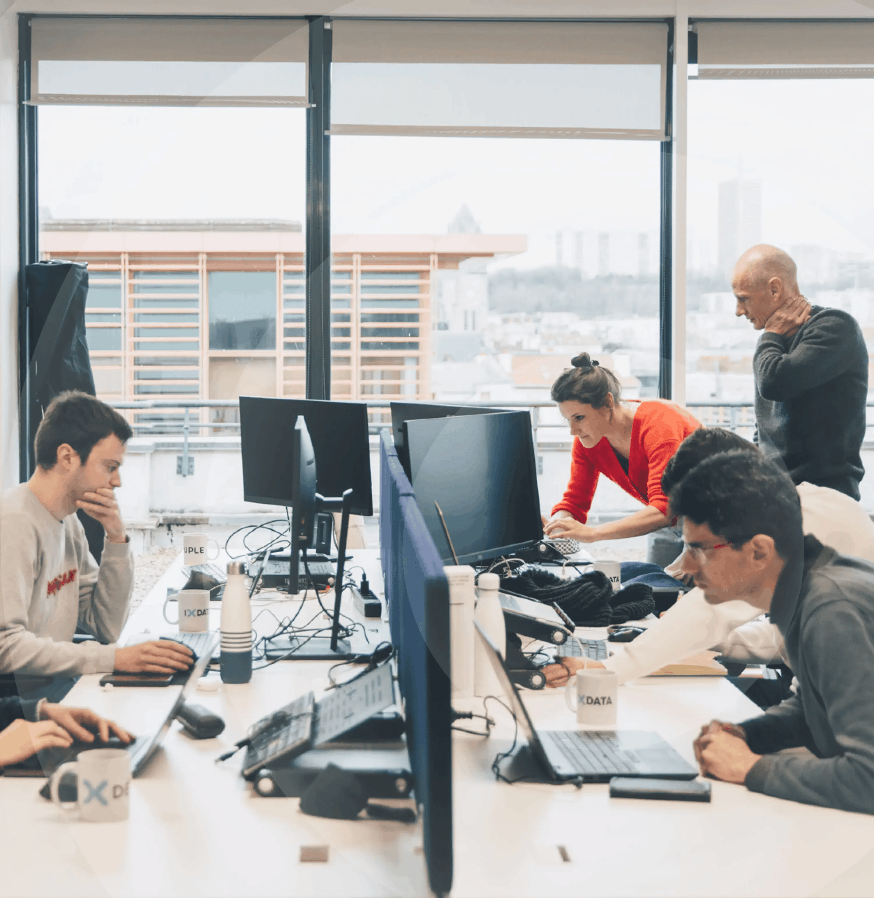 Photo de l'équipe Reech dans ses bureaux